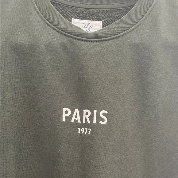 American Eagle Outfitters Dark Green Sweatshirt - Picture 2 of 6